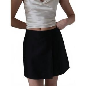 NEW MARLE piper mini skirt in black